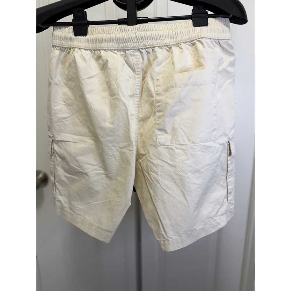 Men’s 8" Utility Cargo Shorts – Cream – Size S – NWT - Picture 3 of 7